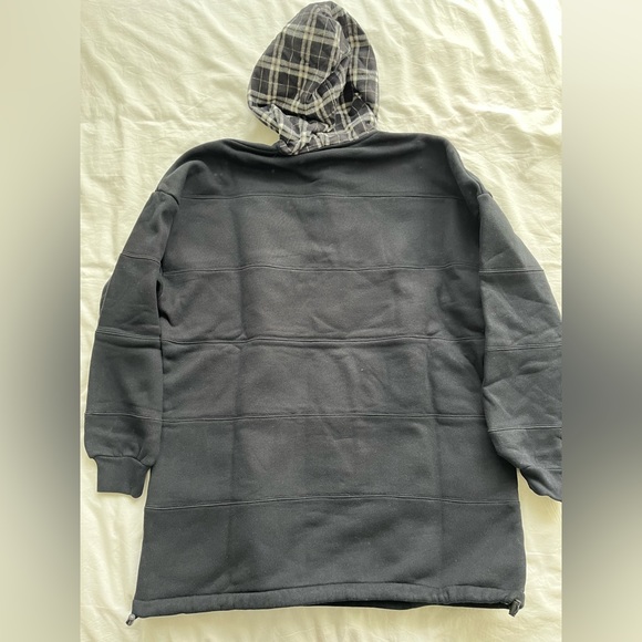 Balenciaga Oversized Rugby Style Black Hoodie in size Small - Picture 2 of 10